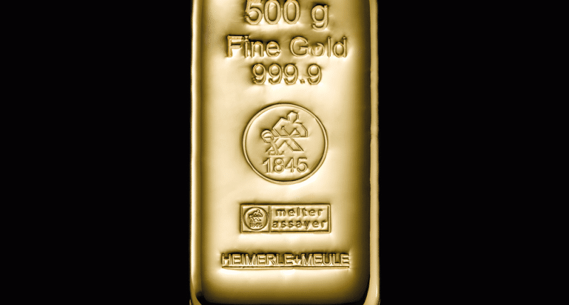 500 Gramm Goldbarren 500 Gramm Goldbarren