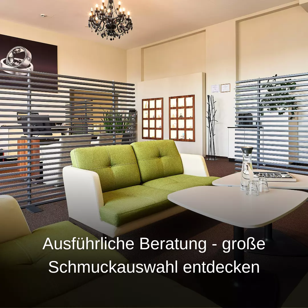 Ausführliche Beratung und große Schmuckauswahl entdecken
