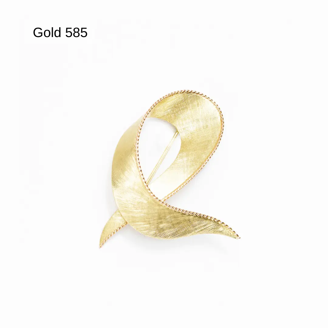 Brosche Nadel Gold 585