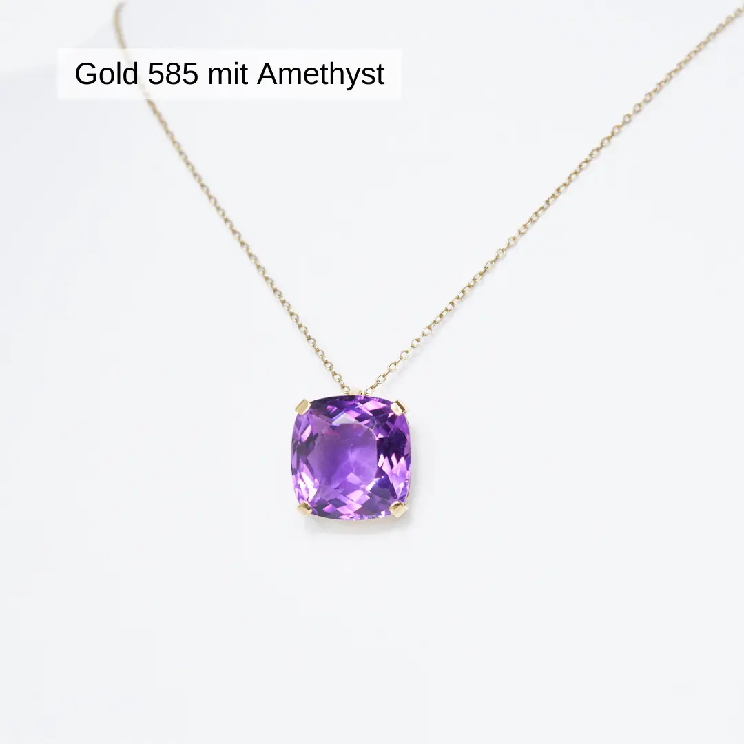 Gold 585 mit Amethyst