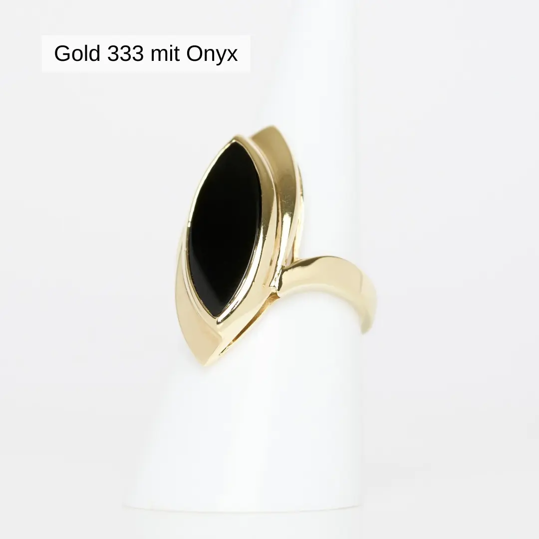 Goldring 333 mit Onyx