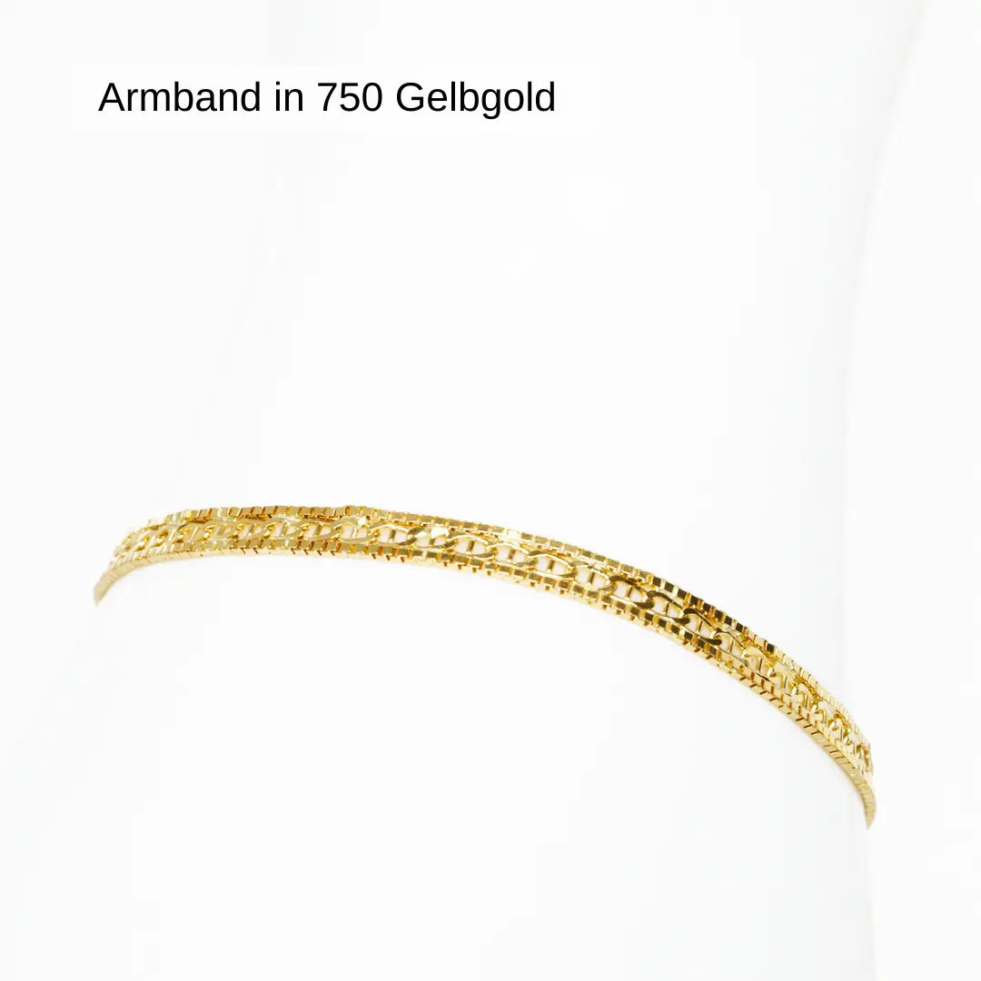 Armband in 750 Gelbgold