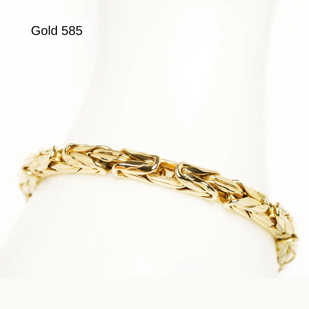 Armband Königskette Gold 585