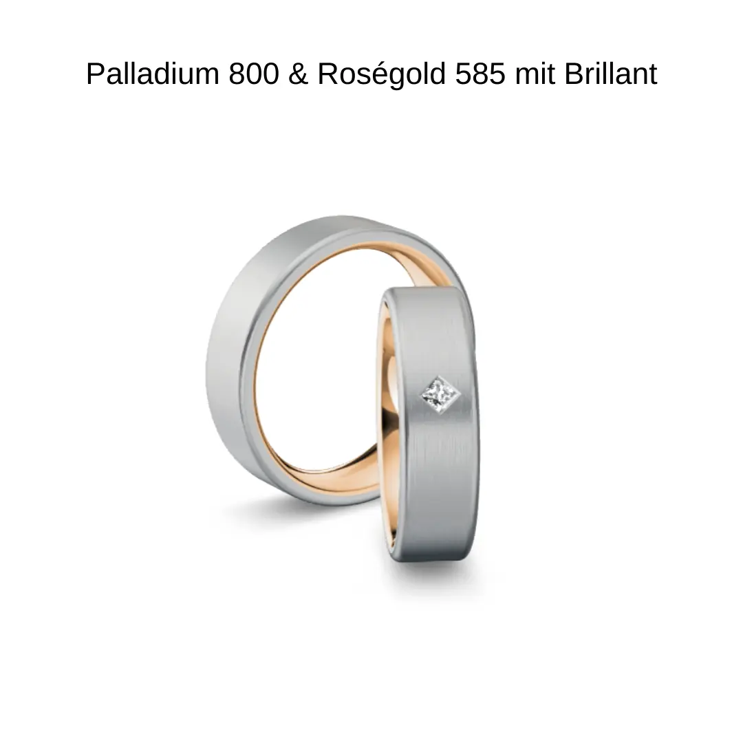 Hochzeitsringe Palladium 800